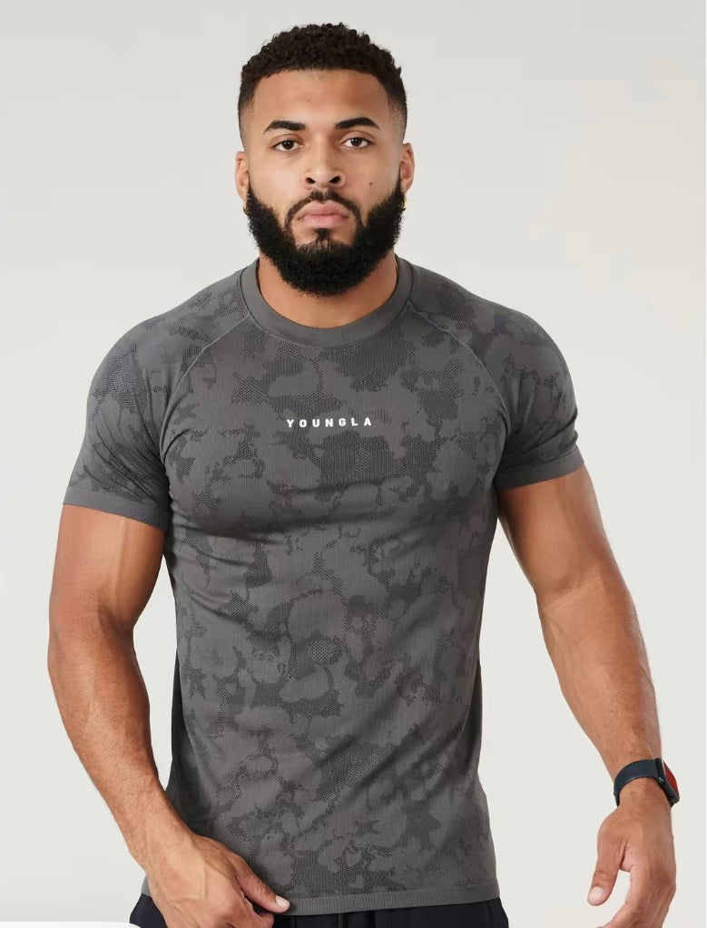 YOUNGLA 437 Digital Compression Tee Talla L